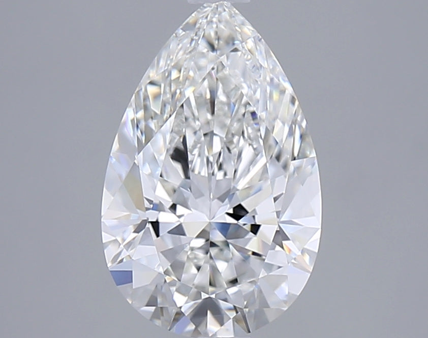 2.07 Carat Pear Shaped, Ideal Cut, E Color, VVS1 Clarity, IGI Certified Lab Grown Diamond