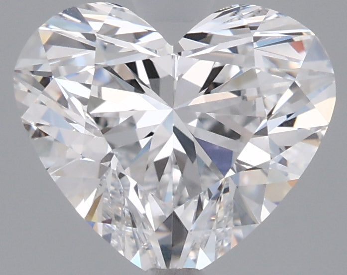 1.95 Carat Heart Shaped, Ideal Cut, D Color, VVS2 Clarity, IGI Certified Lab Grown Diamond