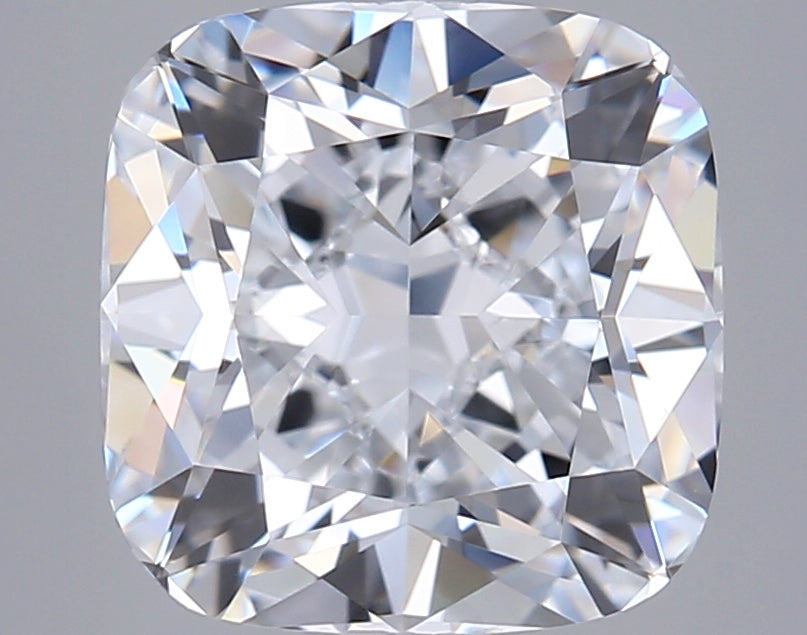 3.27 Carat Cushion Shaped, Ideal Cut, D Color, VVS2 Clarity, IGI Certified Lab Grown Diamond