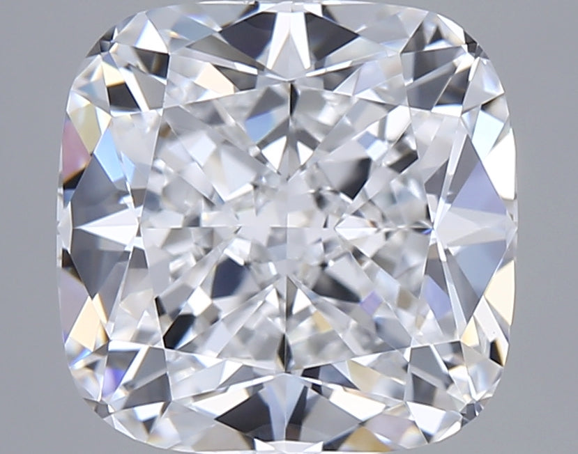 3.19 Carat Cushion Shaped, Ideal Cut, D Color, VVS2 Clarity, IGI Certified Lab Grown Diamond