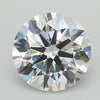 Selected round cut diamond