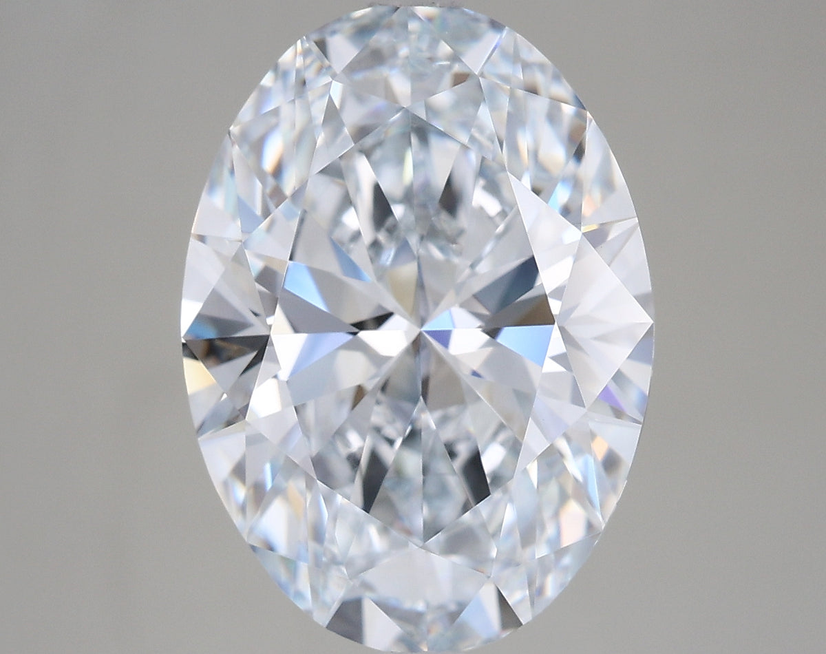 4.52 Carat Oval Shaped, Ideal Cut, H Color, VVS2 Clarity, IGI Certified Lab Grown Diamond