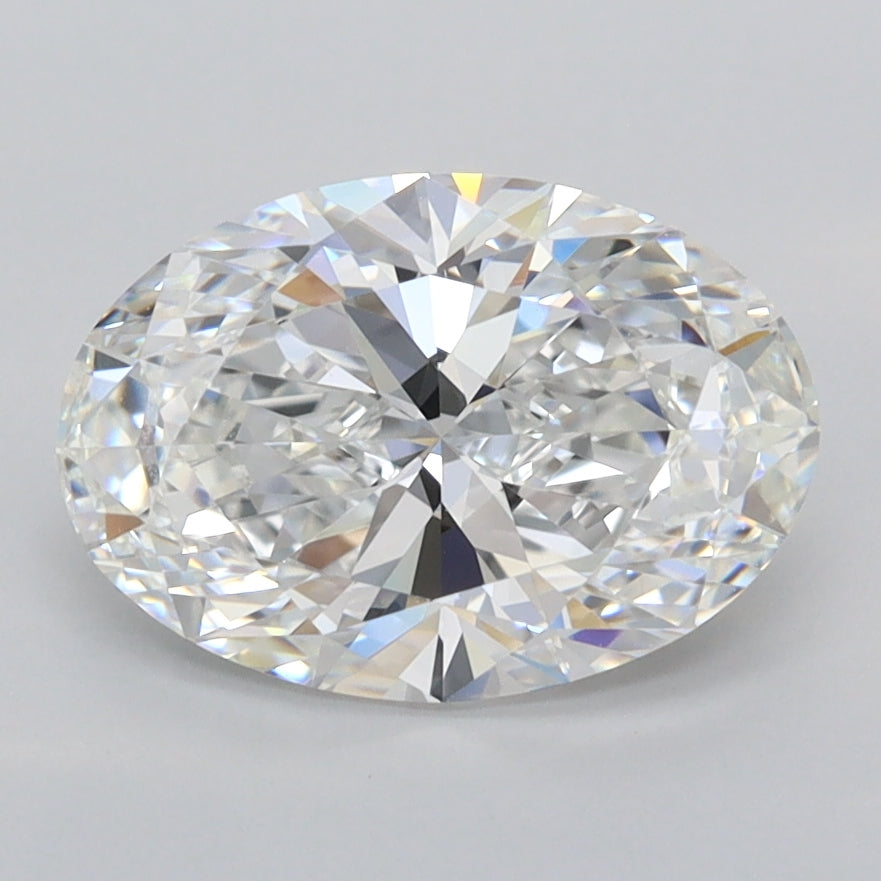 2.03 Carat Oval Shaped, Ideal Cut, E Color, FL Clarity, IGI Certified Lab Grown Diamond