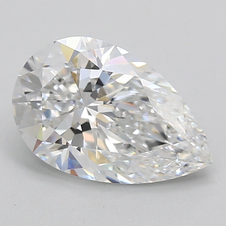 2.57 Carat Pear Shaped, Excellent Cut, D Color, VVS1 Clarity, IGI Certified Lab Grown Diamond
