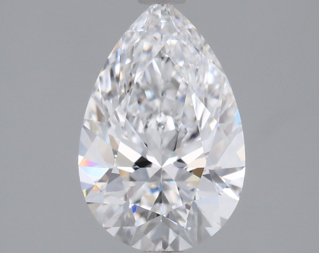 1.90 Carat Pear Shaped, Excellent Cut, D Color, VVS2 Clarity, IGI Certified Lab Grown Diamond
