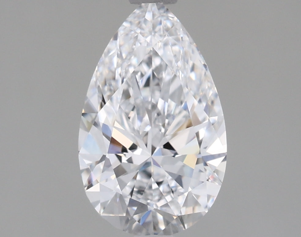 1.17 Carat Pear Shaped, Ideal Cut, D Color, VVS2 Clarity, IGI Certified Lab Grown Diamond