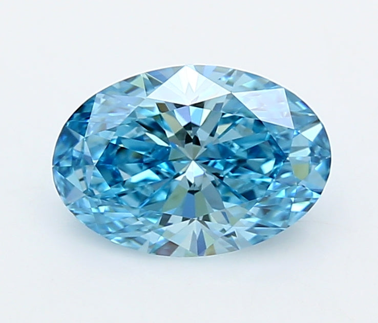 1.50 Carat Oval Shaped, Ideal Cut, VVS2 Clarity, IGI Certified Lab Grown Diamond