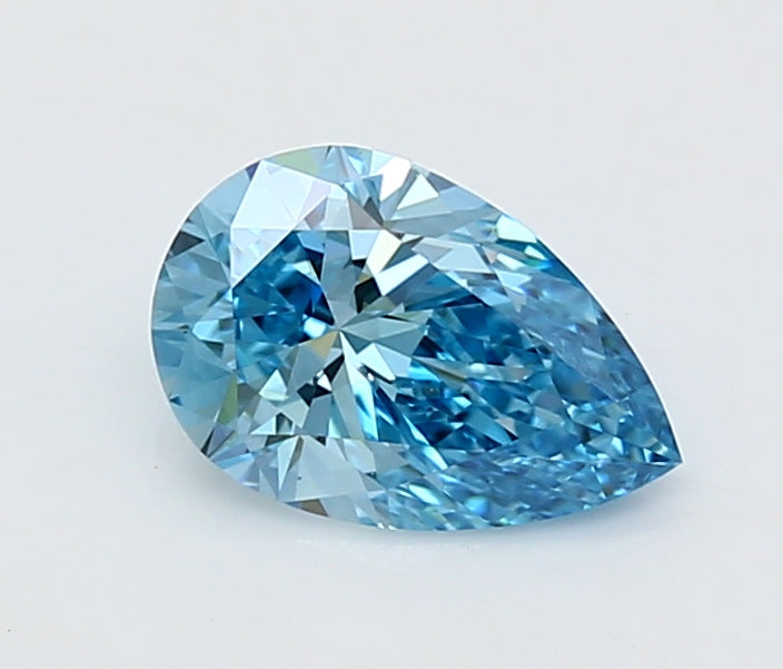 1.25 Carat Pear Shaped, Ideal Cut, VVS2 Clarity, IGI Certified Lab Grown Diamond