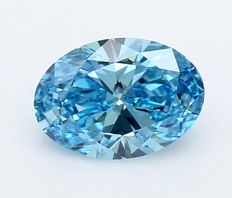 1.56 Carat Oval Shaped, Ideal Cut, VVS2 Clarity, IGI Certified Lab Grown Diamond