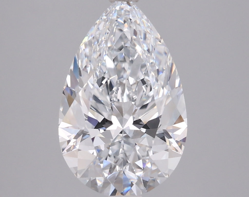 2.56 Carat Pear Shaped, Ideal Cut, E Color, VVS1 Clarity, IGI Certified Lab Grown Diamond