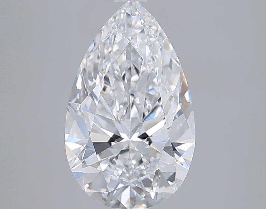 2.59 Carat Pear Shaped, Ideal Cut, D Color, VS1 Clarity, IGI Certified Lab Grown Diamond