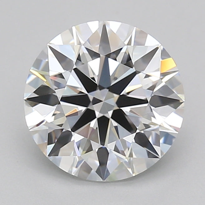 2.52 Carat Round Shaped, Ideal Cut, D Color, VVS1 Clarity, IGI Certified Lab Grown Diamond