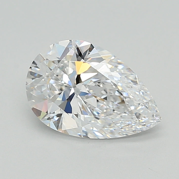 2.02 Carat Pear Shaped, Ideal Cut, D Color, VVS1 Clarity, IGI Certified Lab Grown Diamond