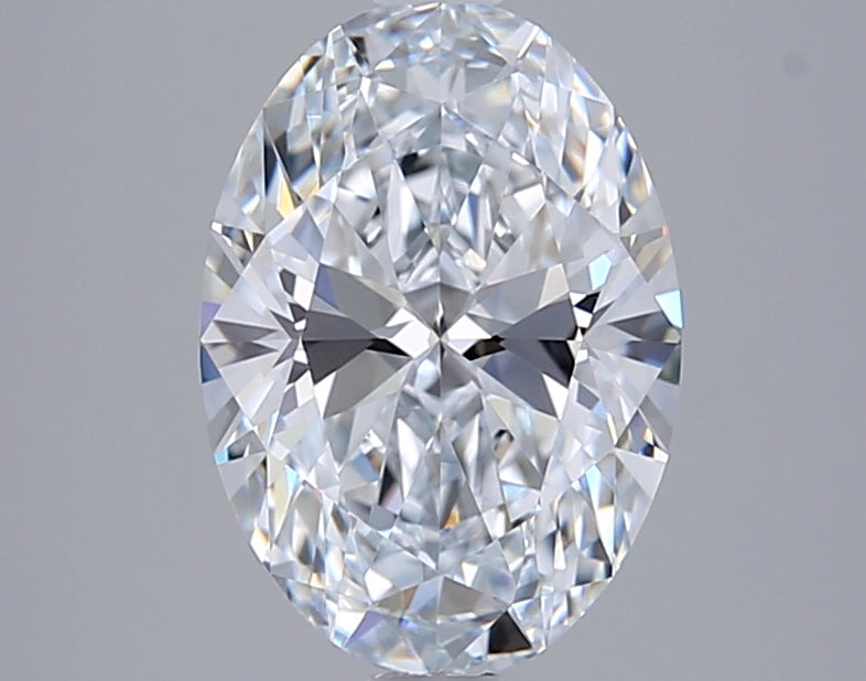 2.11 Carat Oval Shaped, Ideal Cut, E Color, VVS1 Clarity, IGI Certified Lab Grown Diamond