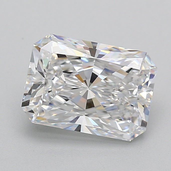 2.08 Carat Radiant Shaped, Ideal Cut, D Color, VVS1 Clarity, IGI Certified Lab Grown Diamond