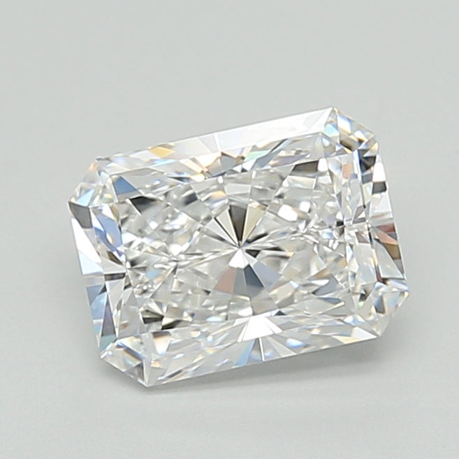 2.04 Carat Radiant Shaped, Excellent Cut, D Color, VVS1 Clarity, IGI Certified Lab Grown Diamond