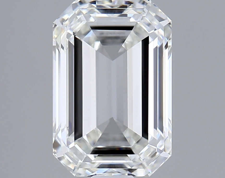 1.50 Carat Emerald Shaped, Ideal Cut, F Color, IF Clarity, IGI Certified Lab Grown Diamond