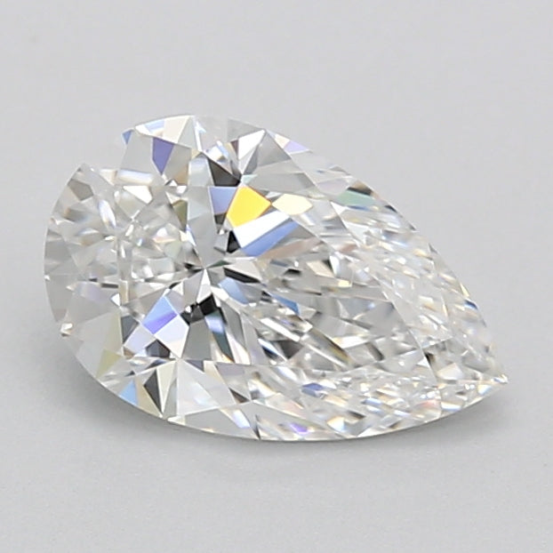 1.57 Carat Pear Shaped, Ideal Cut, D Color, VVS1 Clarity, IGI Certified Lab Grown Diamond