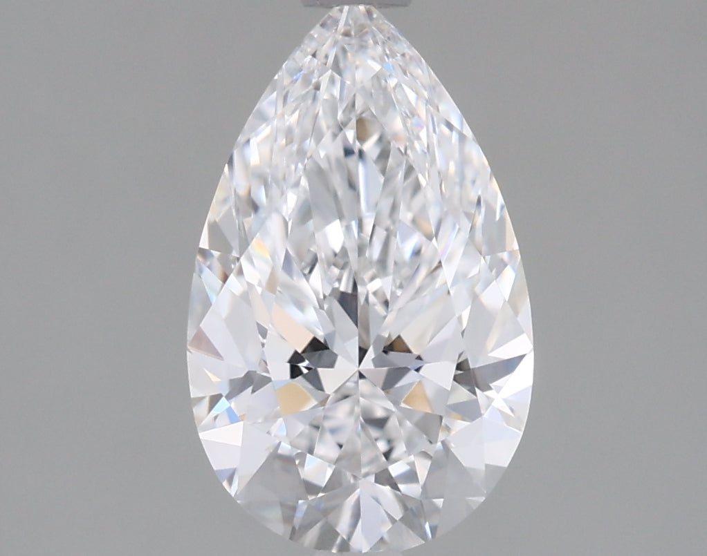1.33 Carat Pear Shaped, Ideal Cut, D Color, VVS1 Clarity, IGI Certified Lab Grown Diamond
