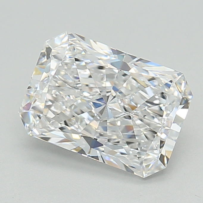2.04 Carat Radiant Shaped, Ideal Cut, D Color, VVS1 Clarity, IGI Certified Lab Grown Diamond
