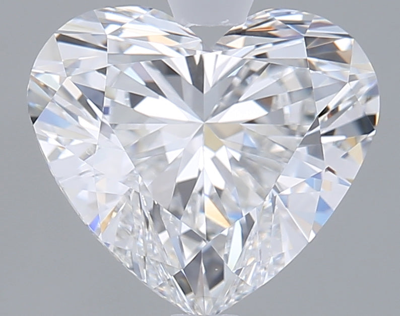 2.33 Carat Heart Shaped, Ideal Cut, D Color, VVS2 Clarity, IGI Certified Lab Grown Diamond