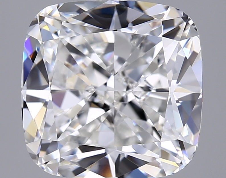 3.12 Carat Cushion Shaped, Ideal Cut, E Color, VVS1 Clarity, IGI Certified Lab Grown Diamond