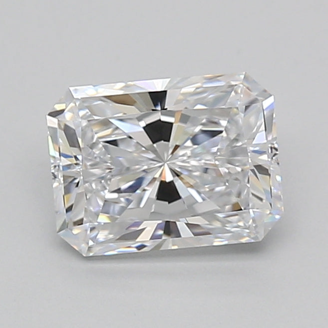 2.12 Carat Radiant Shaped, Excellent Cut, D Color, VVS1 Clarity, IGI Certified Lab Grown Diamond