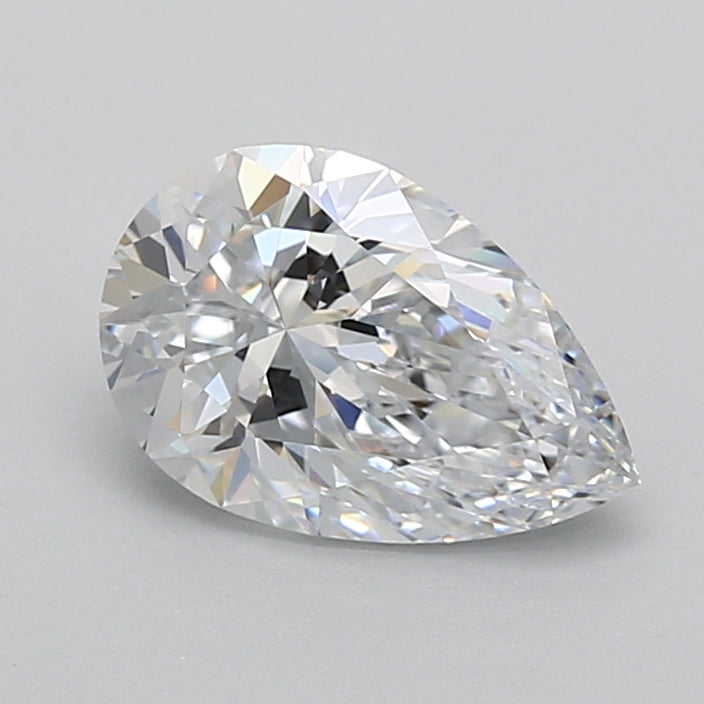 2.04 Carat Pear Shaped, Excellent Cut, D Color, VVS1 Clarity, IGI Certified Lab Grown Diamond