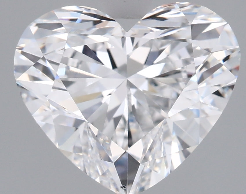 2.51 Carat Heart Shaped, Ideal Cut, D Color, VS2 Clarity, IGI Certified Lab Grown Diamond