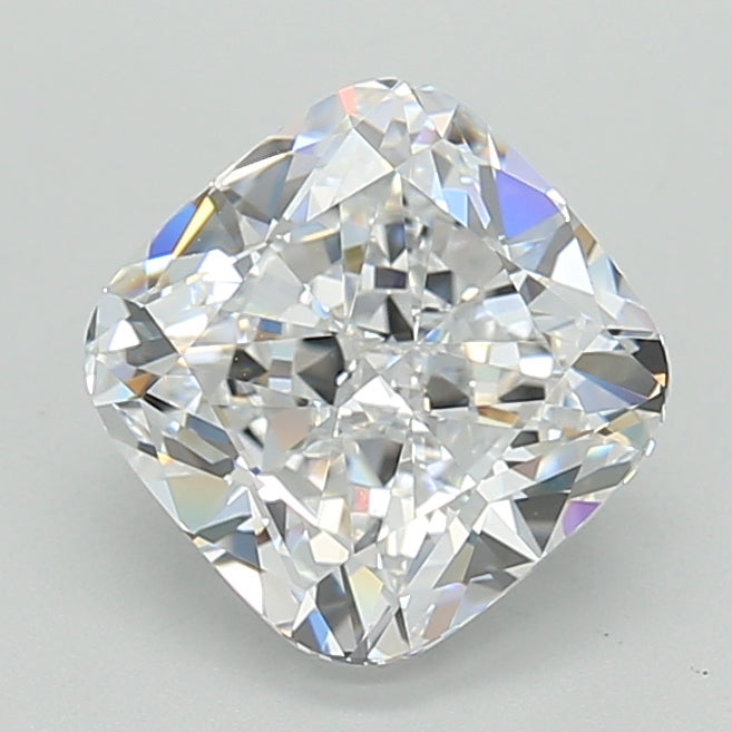 2.53 Carat Cushion Shaped, Ideal Cut, D Color, VVS1 Clarity, IGI Certified Lab Grown Diamond