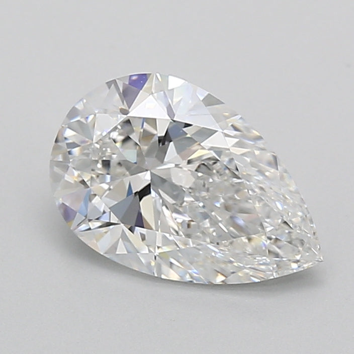 2.06 Carat Pear Shaped, Ideal Cut, D Color, VVS1 Clarity, IGI Certified Lab Grown Diamond