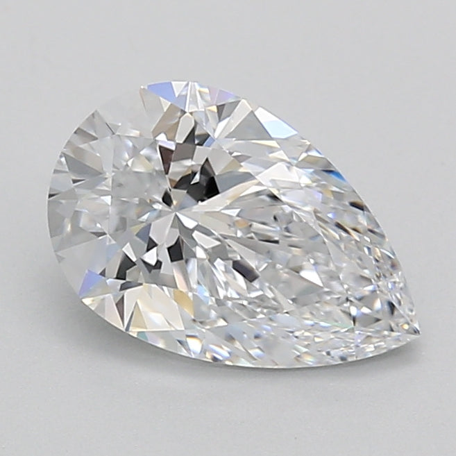 2.06 Carat Pear Shaped, Ideal Cut, D Color, VVS1 Clarity, IGI Certified Lab Grown Diamond