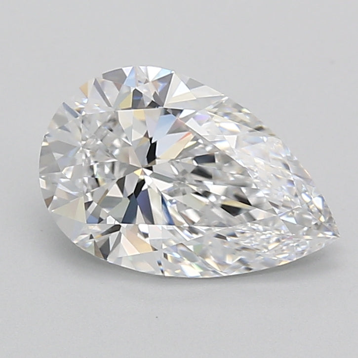 2.51 Carat Pear Shaped, Ideal Cut, D Color, VVS1 Clarity, IGI Certified Lab Grown Diamond