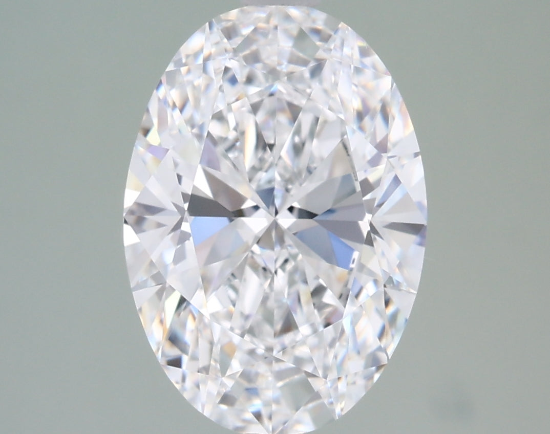 2.69 Carat Oval Shaped, Ideal Cut, D Color, VVS1 Clarity, IGI Certified Lab Grown Diamond