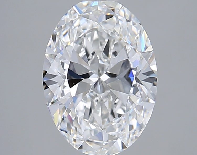 2.00 Carat Oval Shaped, Ideal Cut, E Color, VVS1 Clarity, IGI Certified Lab Grown Diamond