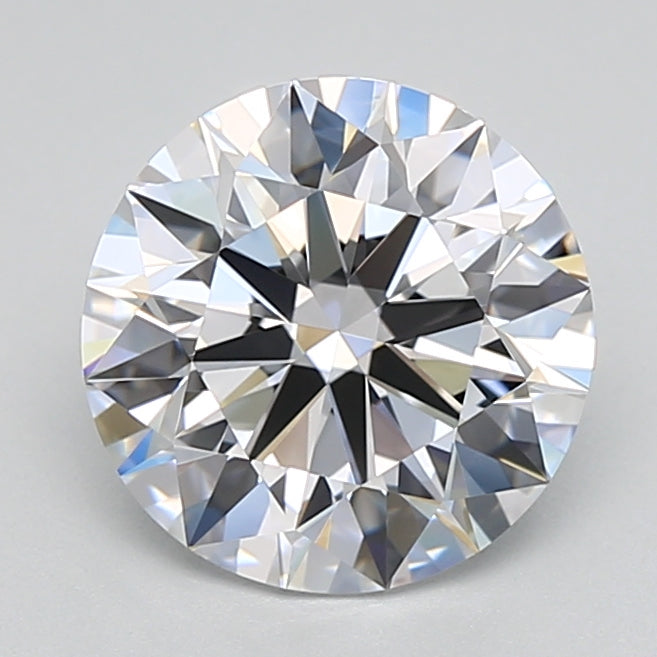 2.52 Carat Round Shaped, Ideal Cut, D Color, VVS1 Clarity, IGI Certified Lab Grown Diamond