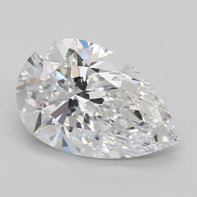 2.02 Carat Pear Shaped, Excellent Cut, D Color, VVS1 Clarity, IGI Certified Lab Grown Diamond