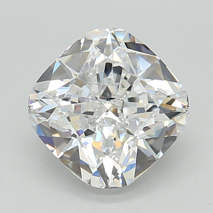 2.52 Carat Cushion Shaped, Ideal Cut, D Color, VVS1 Clarity, IGI Certified Lab Grown Diamond