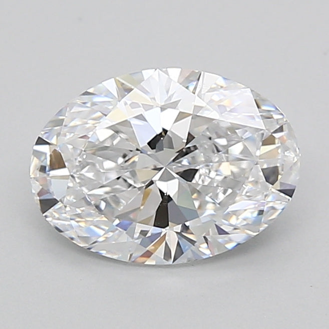 2.12 Carat Oval Shaped, Ideal Cut, D Color, VVS1 Clarity, IGI Certified Lab Grown Diamond