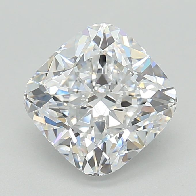 2.55 Carat Cushion Shaped, Ideal Cut, D Color, VVS1 Clarity, IGI Certified Lab Grown Diamond