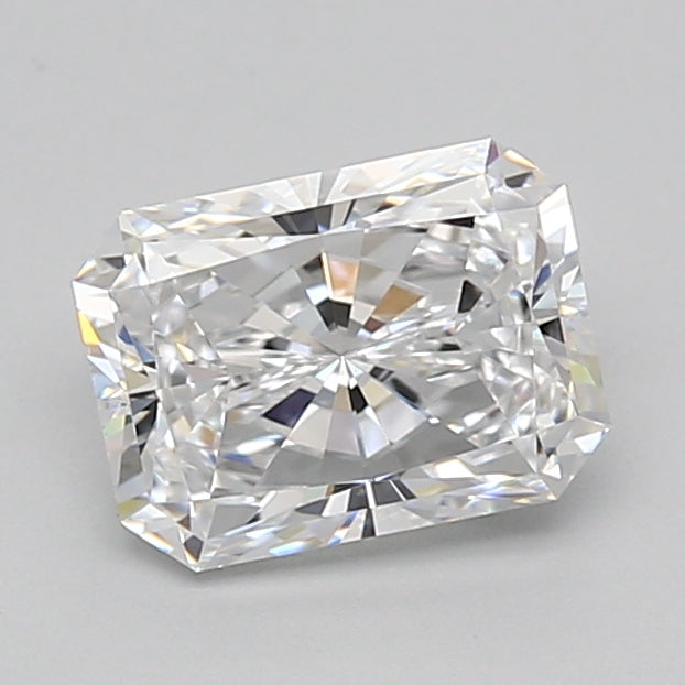 2.02 Carat Radiant Shaped, Ideal Cut, D Color, VVS1 Clarity, IGI Certified Lab Grown Diamond
