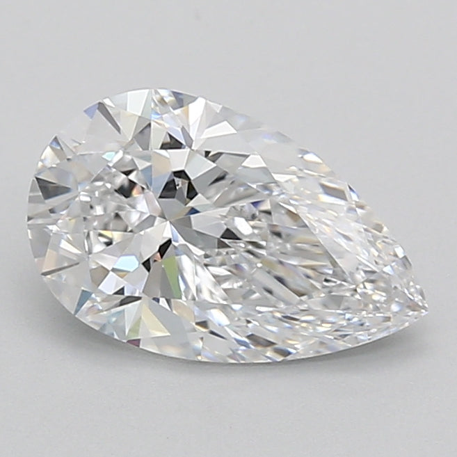 2.04 Carat Pear Shaped, Ideal Cut, D Color, VVS1 Clarity, IGI Certified Lab Grown Diamond