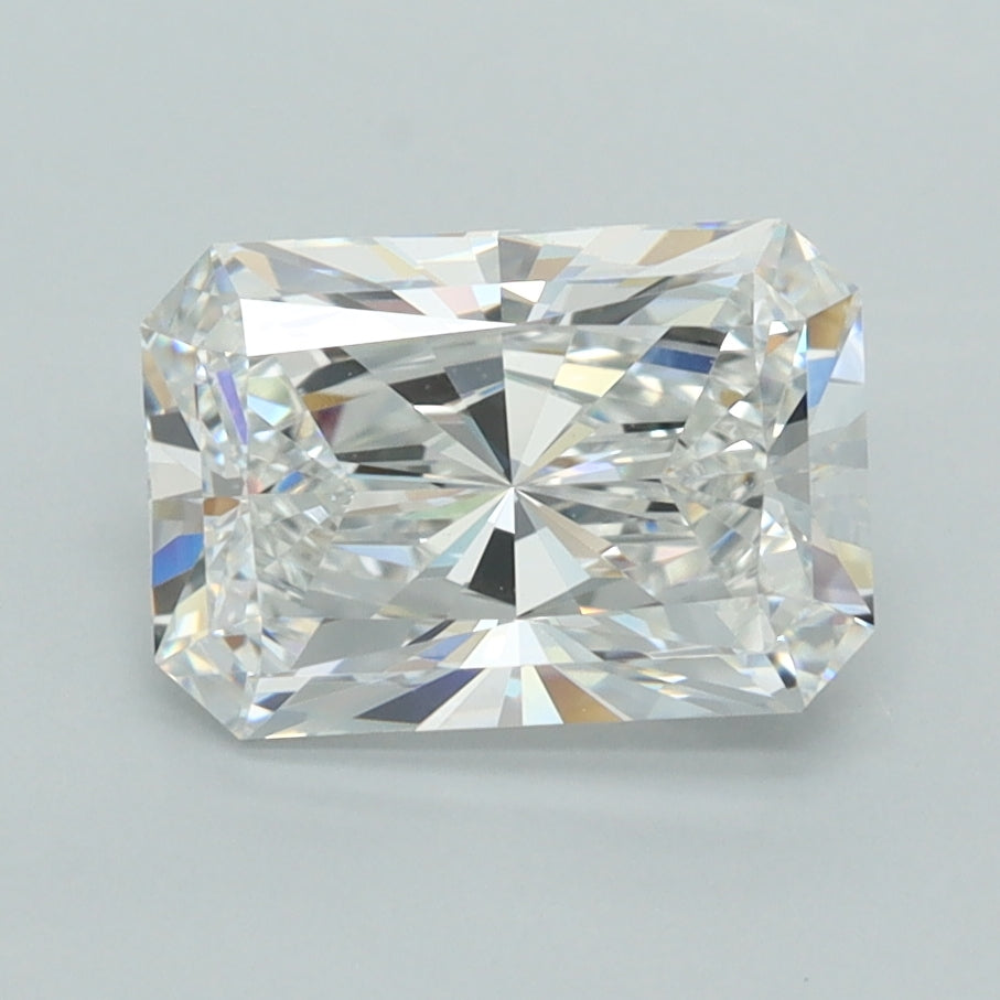 2.13 Carat Radiant Shaped, Ideal Cut, E Color, VVS2 Clarity, IGI Certified Lab Grown Diamond