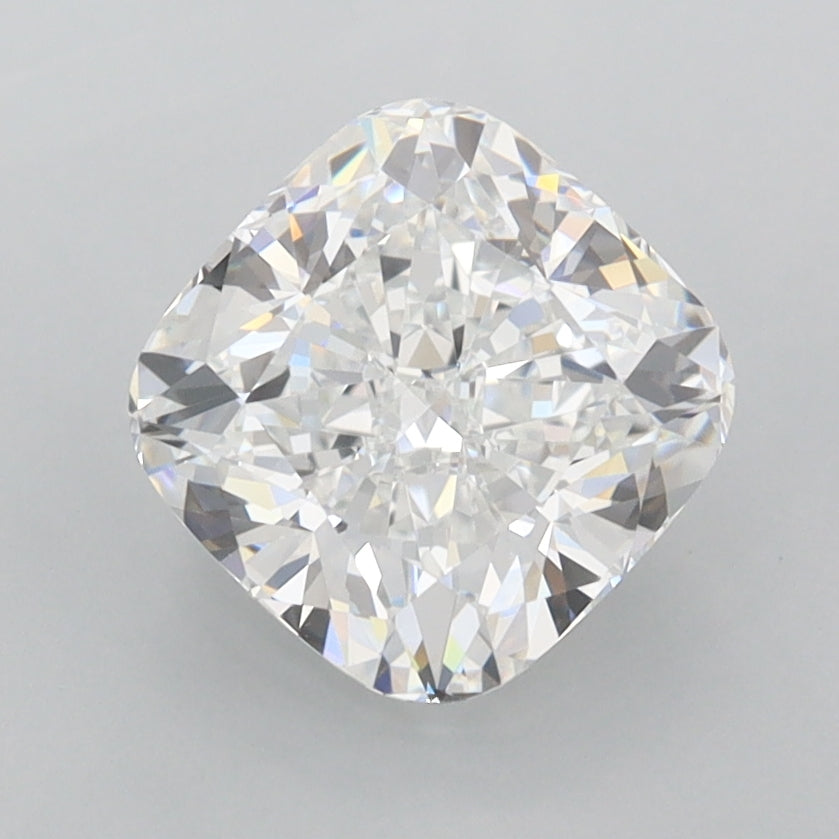 2.08 Carat Cushion Shaped, Ideal Cut, D Color, FL Clarity, IGI Certified Lab Grown Diamond