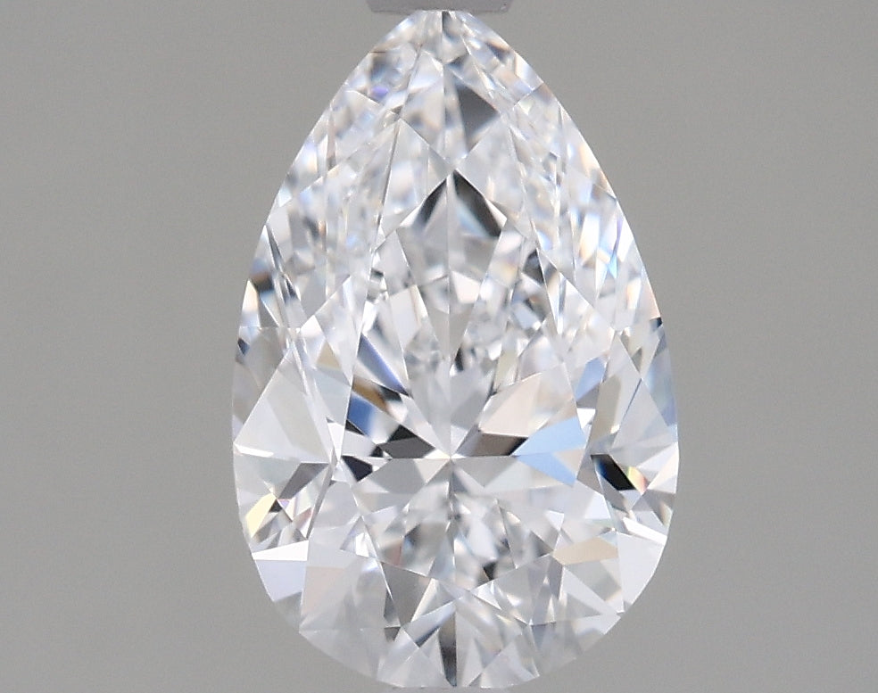 1.33 Carat Pear Shaped, Excellent Cut, D Color, VVS1 Clarity, IGI Certified Lab Grown Diamond