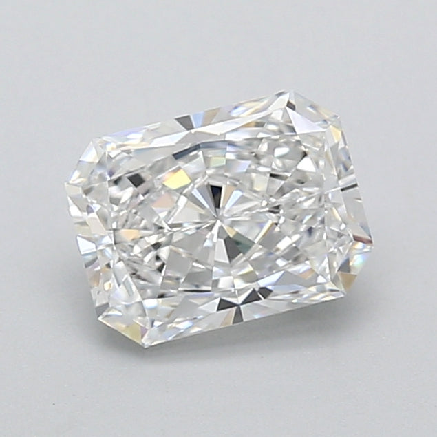 1.50 Carat Radiant Shaped, Ideal Cut, D Color, IF Clarity, IGI Certified Lab Grown Diamond