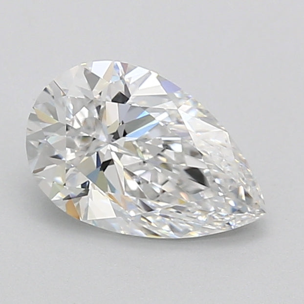 1.51 Carat Pear Shaped, Excellent Cut, D Color, VVS1 Clarity, IGI Certified Lab Grown Diamond