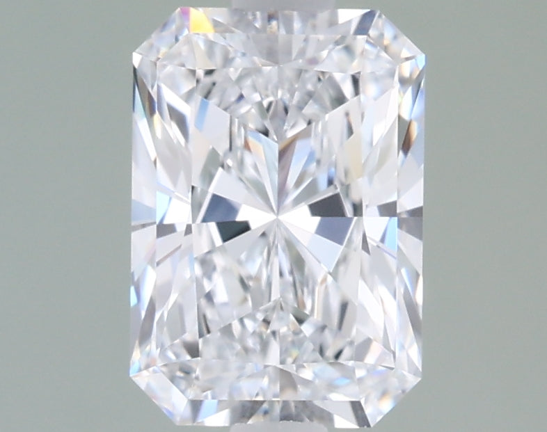 1.49 Carat Radiant Shaped, Ideal Cut, D Color, VVS1 Clarity, IGI Certified Lab Grown Diamond