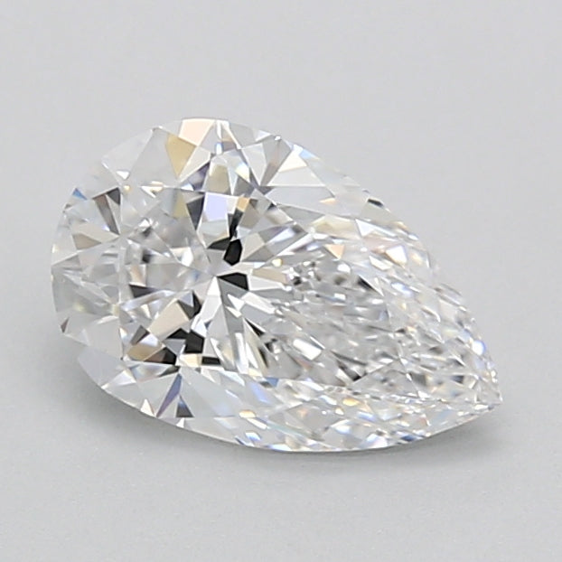 1.54 Carat Pear Shaped, Ideal Cut, D Color, VVS1 Clarity, IGI Certified Lab Grown Diamond