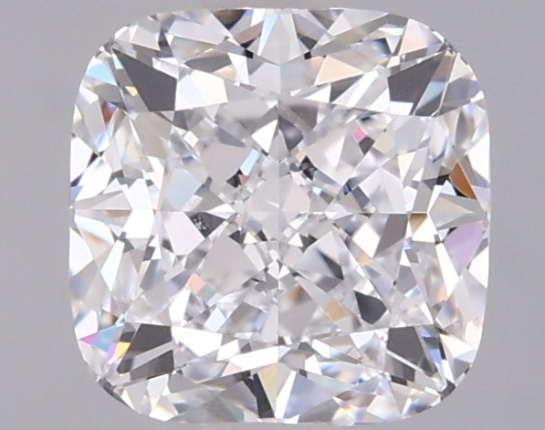 1.61 Carat Cushion Shaped, Ideal Cut, D Color, VVS2 Clarity, IGI Certified Lab Grown Diamond